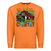 Carrot life is better in the country western Premium Sweatshirt - texasbilliewilder