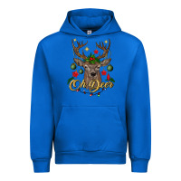 Cobalt oh deer Christmas Urban Hoodie - BundleAndBundleShop