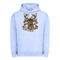 Pigment Grape Ice oh deer Christmas Urban Hoodie - BundleAndBundleShop