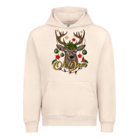 Sandshell oh deer Christmas Urban Hoodie - BundleAndBundleShop