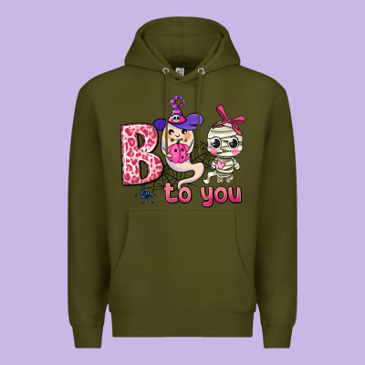 Boo To You Premium Hoodie Designed By Adodesignshop