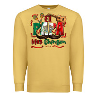 Antique Gold el papa mas chingon Premium Sweatshirt - Zillion Design Studio