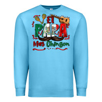 Ocean Blue el papa mas chingon Premium Sweatshirt - Zillion Design Studio