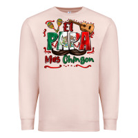 Pale Pink el papa mas chingon Premium Sweatshirt - Zillion Design Studio