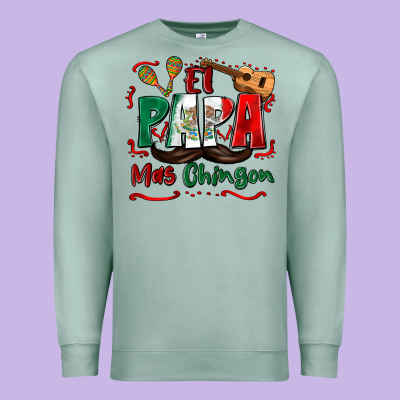 El Papa Mas Chingon Premium Sweatshirt Designed By Zillion Design Studio