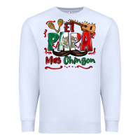 White el papa mas chingon Premium Sweatshirt - Zillion Design Studio