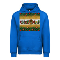 Cobalt Christmas with cross Urban Hoodie - BundleAndBundleShop