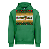Emerald Christmas with cross Urban Hoodie - BundleAndBundleShop