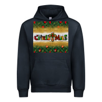 Navy Christmas with cross Urban Hoodie - BundleAndBundleShop