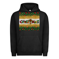 Pigment Black Christmas with cross Urban Hoodie - BundleAndBundleShop