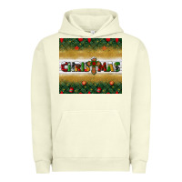 Pigment Pistachio Christmas with cross Urban Hoodie - BundleAndBundleShop
