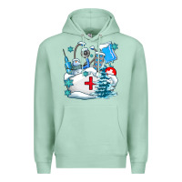 Seafoam Winter Nurse life Premium Hoodie - AdoDesignShop