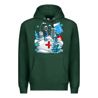 Sports Green Winter Nurse life Premium Hoodie - AdoDesignShop