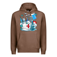 Chestnut Winter Nurse life Premium Hoodie - AdoDesignShop