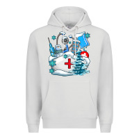 Dove Grey Winter Nurse life Premium Hoodie - AdoDesignShop