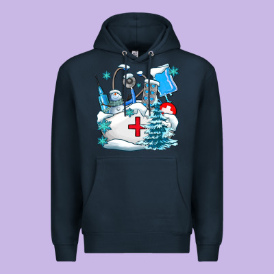 Winter Nurse Life Premium Hoodie Designed By Adodesignshop
