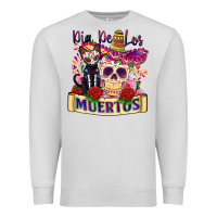 Dove Grey dia de los muertos Premium Sweatshirt - Zillion Design Studio