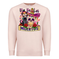 Pale Pink dia de los muertos Premium Sweatshirt - Zillion Design Studio