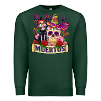 Sports Green dia de los muertos Premium Sweatshirt - Zillion Design Studio
