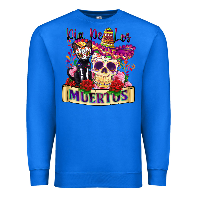 Dia De Los Muertos Premium Sweatshirt by Zillion Design Studio | Teevron