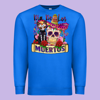 Dia De Los Muertos Premium Sweatshirt Designed By Zillion Design Studio