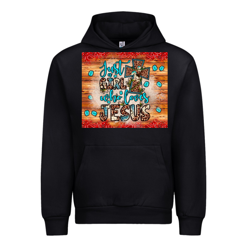 Just A Girl Who Loves Jesus Urban Hoodie by JahusDesignShop | Teevron
