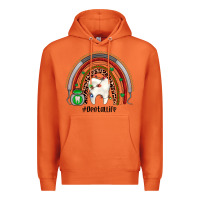 Carrot Christmas dental life rainbow Premium Hoodie - JahusDesignShop