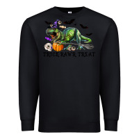 Black T-Rex Trick Rawr Treat Premium Sweatshirt - RanaPortraitStore