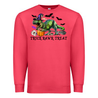 Cardinal T-Rex Trick Rawr Treat Premium Sweatshirt - RanaPortraitStore