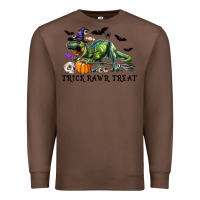 Chestnut T-Rex Trick Rawr Treat Premium Sweatshirt - RanaPortraitStore