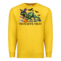 Lemon T-Rex Trick Rawr Treat Premium Sweatshirt - RanaPortraitStore