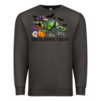 Smoke T-Rex Trick Rawr Treat Premium Sweatshirt - RanaPortraitStore