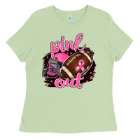 Matcha Pink Out Football Ladies Tee - BarkalooDesign