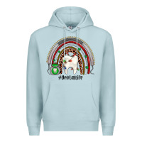 Blue Mist Christmas dental life rainbow Premium Hoodie - JahusDesignShop