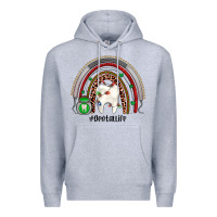 Heather Grey Christmas dental life rainbow Premium Hoodie - JahusDesignShop