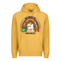 Mustard Christmas dental life rainbow Premium Hoodie - JahusDesignShop