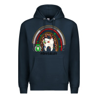 Navy Christmas dental life rainbow Premium Hoodie - JahusDesignShop