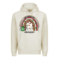 Oatmeal Heather Christmas dental life rainbow Premium Hoodie - JahusDesignShop