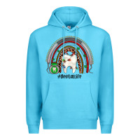 Ocean Blue Christmas dental life rainbow Premium Hoodie - JahusDesignShop