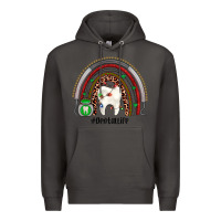Smoke Christmas dental life rainbow Premium Hoodie - JahusDesignShop