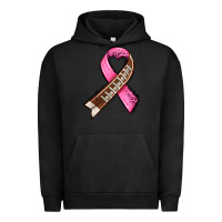 Pigment Black breast cancer sport ribbons Urban Hoodie - AdoDesignShop
