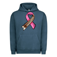 Pigment Midnight Navy breast cancer sport ribbons Urban Hoodie - AdoDesignShop