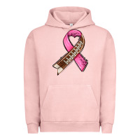 Pigment Salmon breast cancer sport ribbons Urban Hoodie - AdoDesignShop