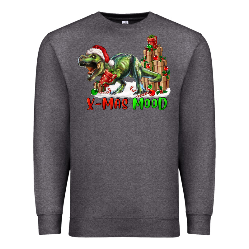 T Rex X Mas Mood Premium Sweatshirt by RanaPortraitStore | Teevron