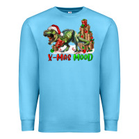 Ocean Blue t rex x mas mood Premium Sweatshirt - RanaPortraitStore