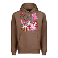 Chestnut nurse  valentines day love Premium Hoodie - AdoDesignShop