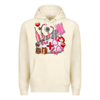 Sandshell nurse  valentines day love Premium Hoodie - AdoDesignShop