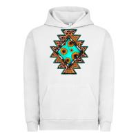Pigment Lunar Rock aztec leopard turquoise sunflower Urban Hoodie - JahusDesignShop