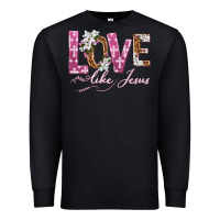 Black love like jesus Premium Sweatshirt - texasbilliewilder