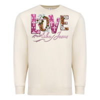 Sandshell love like jesus Premium Sweatshirt - texasbilliewilder